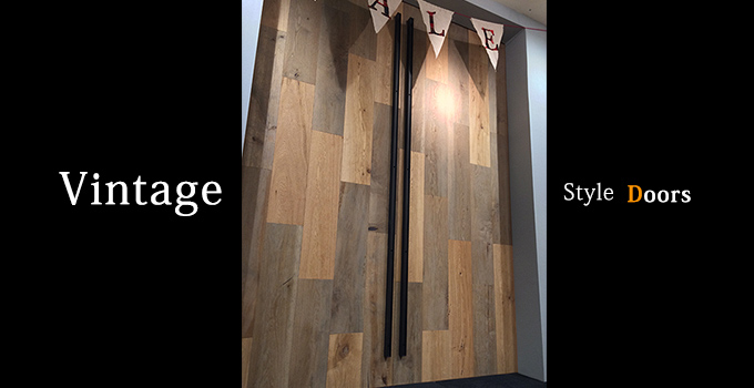 ヴィンテージ風扉 建具 施工事例 イコイ家具